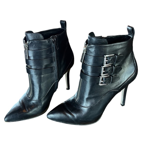 MICHAEL KORS Black AnklePointed-Toe Boots 
Sz 7M - Picture 12 of 14